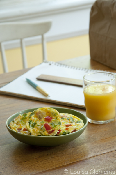 Mini breakfast quiche in a bowl