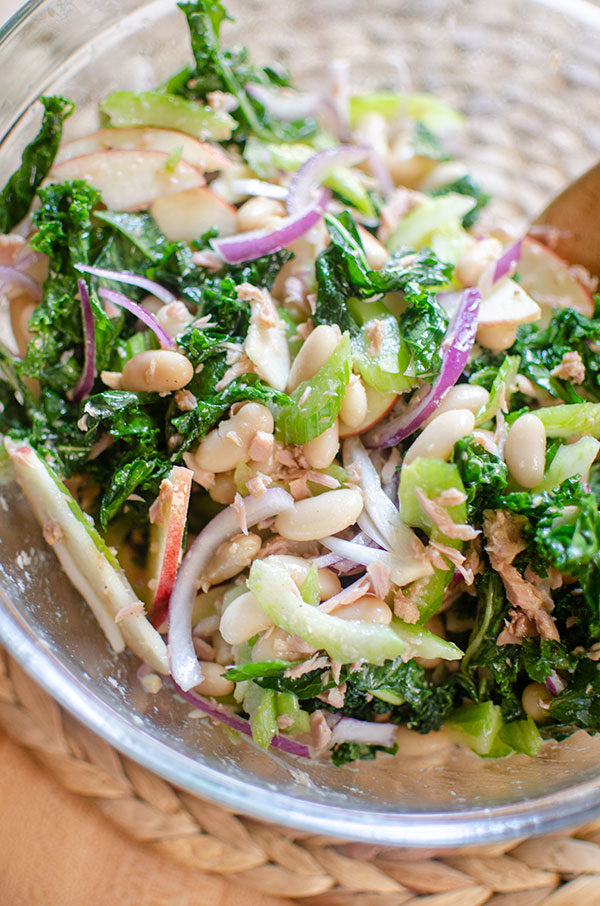 Closeup of salad in a bowl