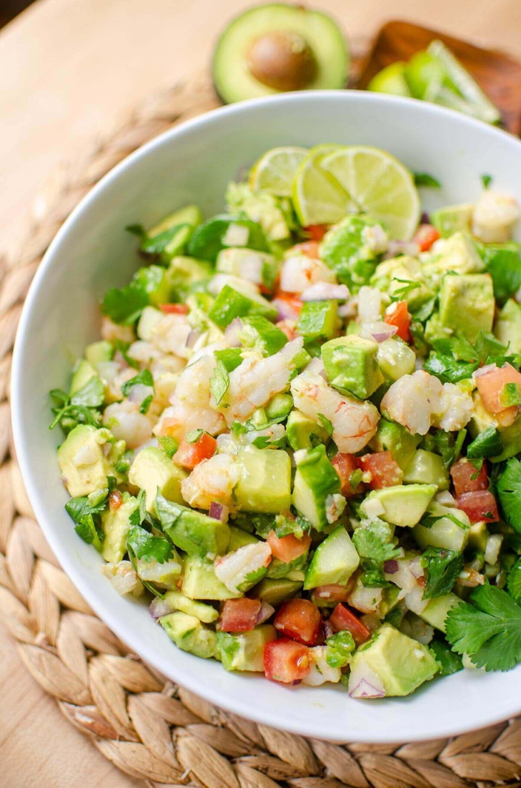 Avocado Shrimp Salsa Living Lou