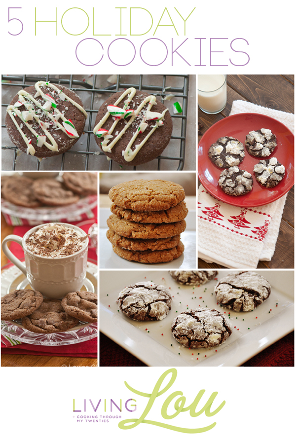 5 holiday cookies