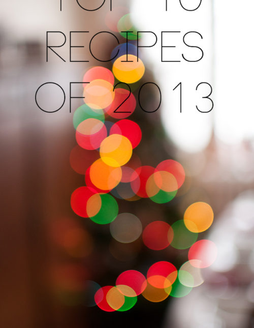 Top 10 recipes of 2013