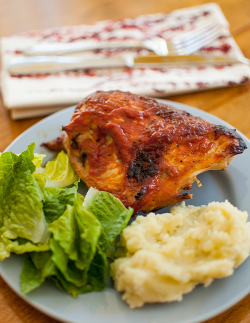 From Scratch Oven Baked Barbecue Chicken