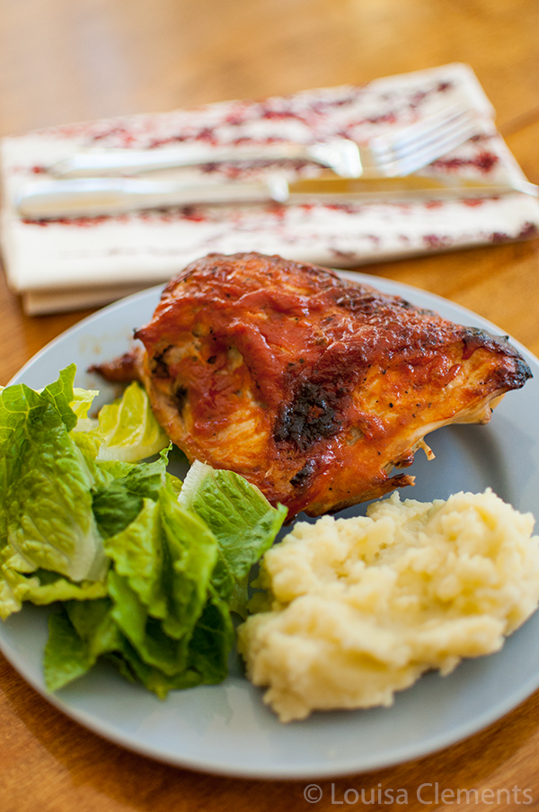 From Scratch Oven Baked Barbecue Chicken
