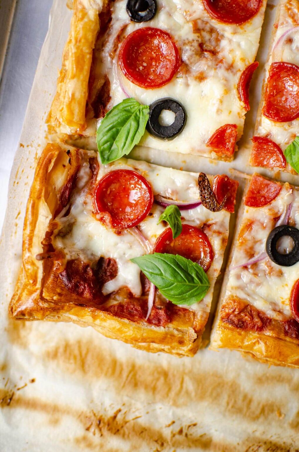 Puff Pastry Pizza Living Lou