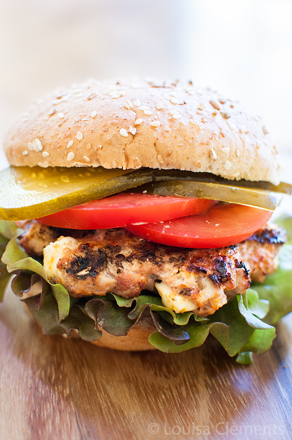 greek turkey burgers with feta