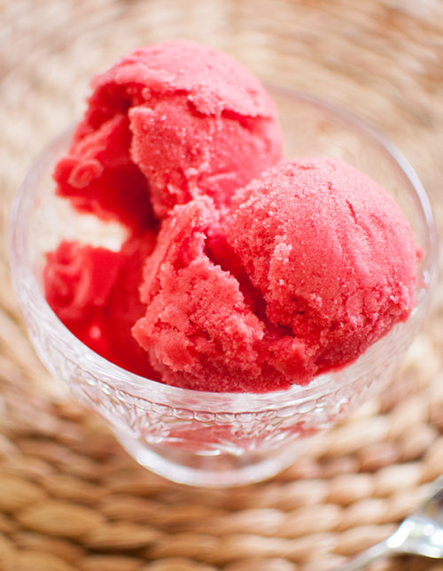 raspberry sorbet