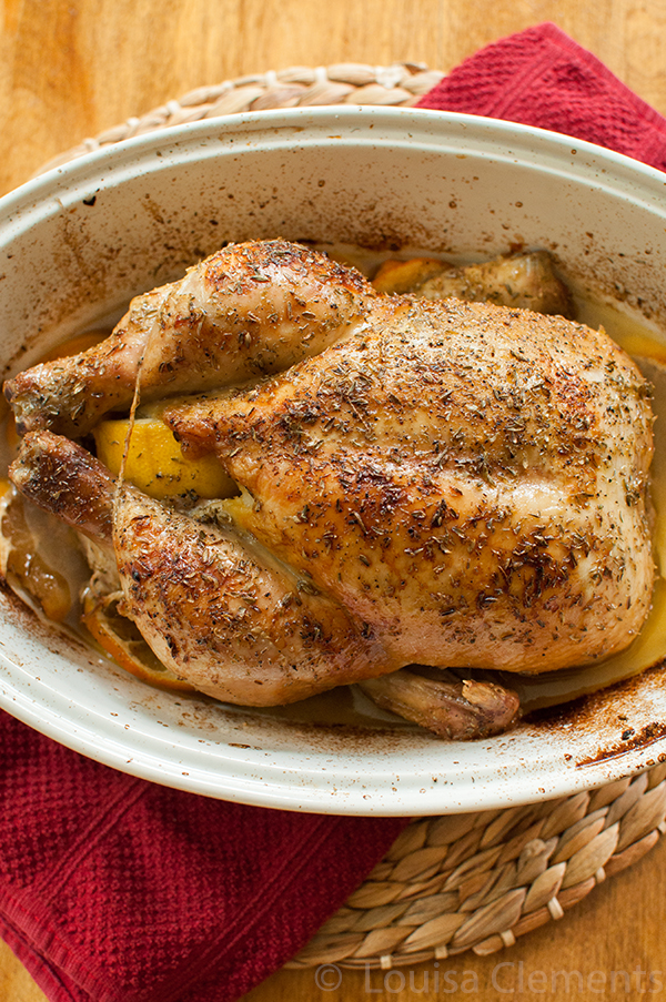 lemon thyme roasted chicken