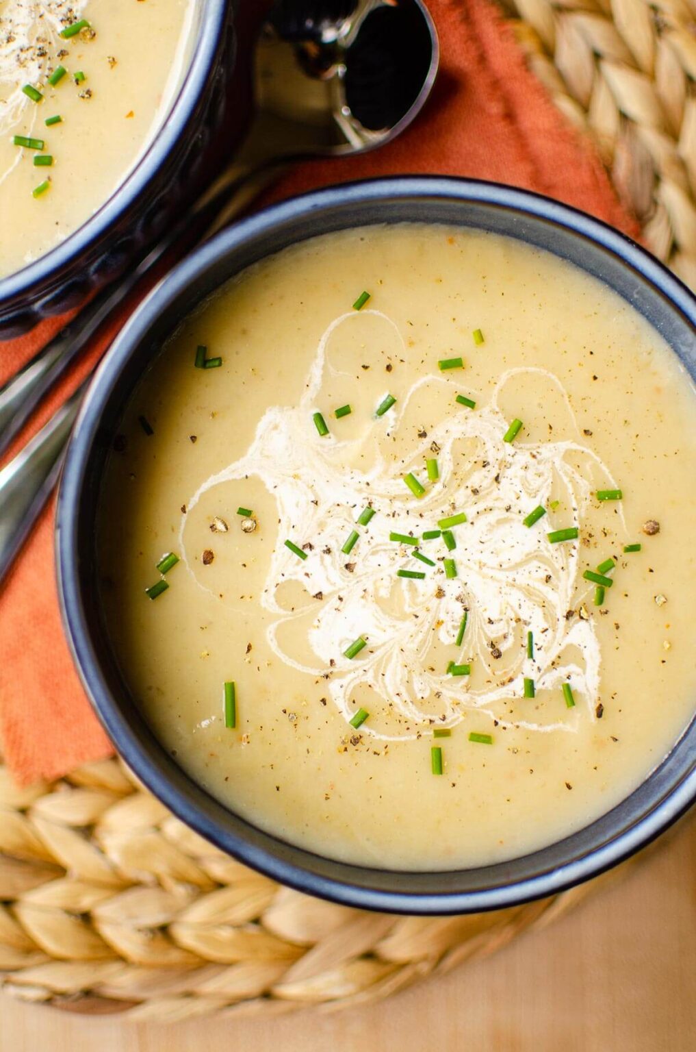 Slow Cooker Leek and Potato Soup Living Lou