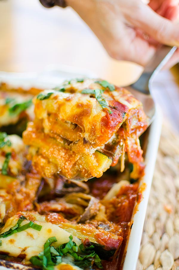 Vegetarian Zucchini and Eggplant Lasagna | Living Lou