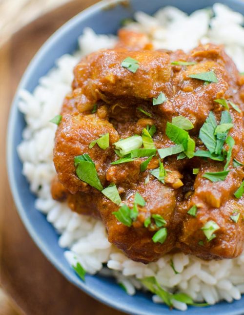 Make your favourite Indian takeout at home with this recipe for slow cooker chicken tikka masala. | livinglou.com