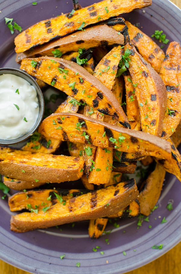 Grilled BBQ Sweet Potatoes