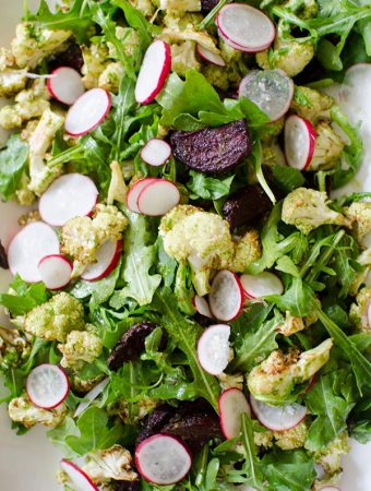 How to make cauliflower and beets in the Airfryer. | livinglou.com