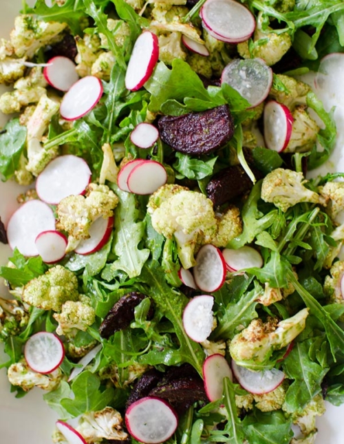 How to make cauliflower and beets in the Airfryer. | livinglou.com