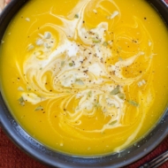 Quick five ingredient butternut squash soup. | Livinglou.com