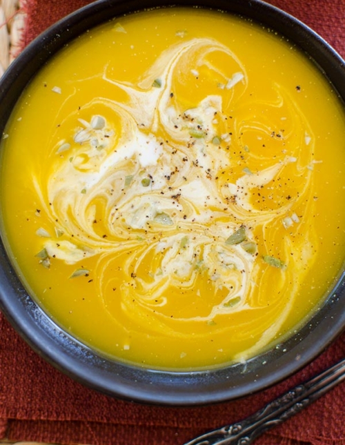 Quick five ingredient butternut squash soup. | Livinglou.com