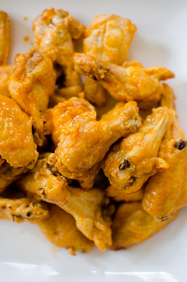 The ultimate crispy baked buffalo chicken wings. | livinglou.com
