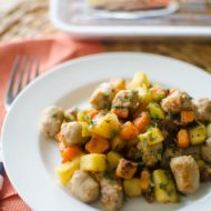 turkey breakfast hash on a plate