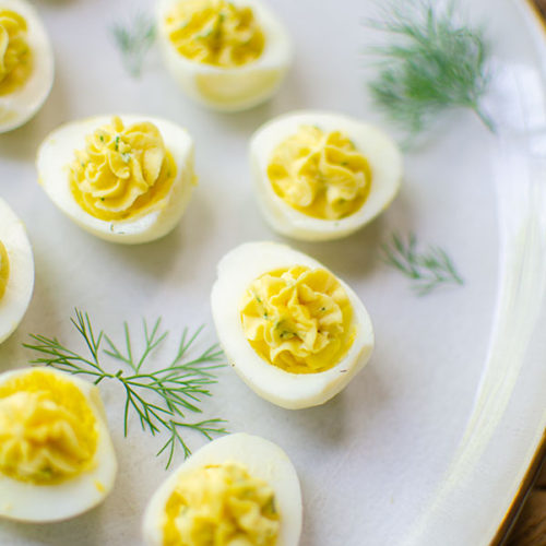 Deviled Quail Eggs Living Lou