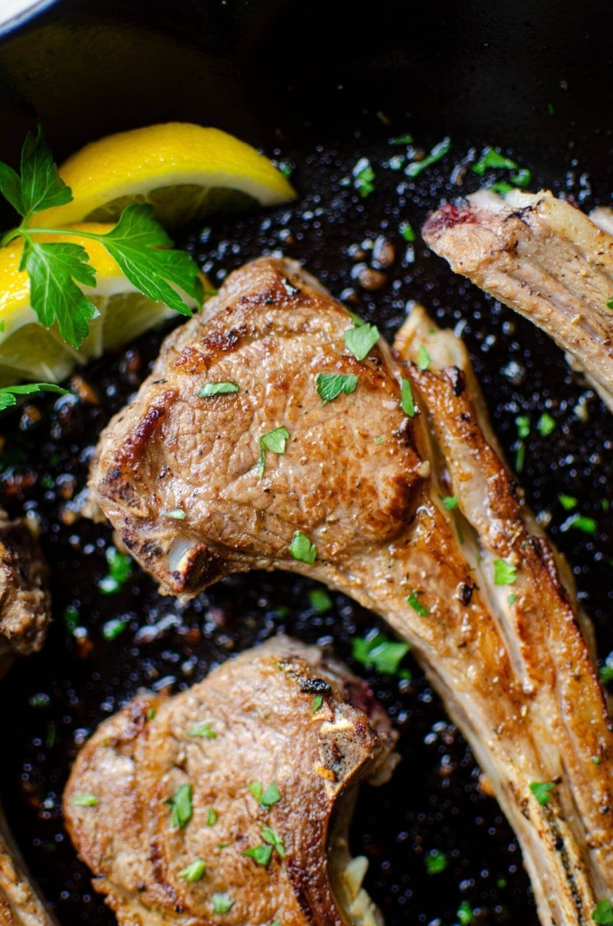 Greek Lamb Chops | Living Lou