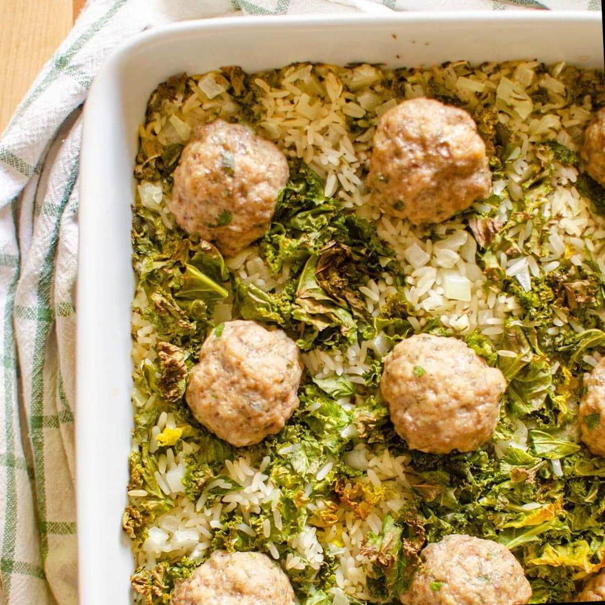 Meatballs and Rice Living Lou