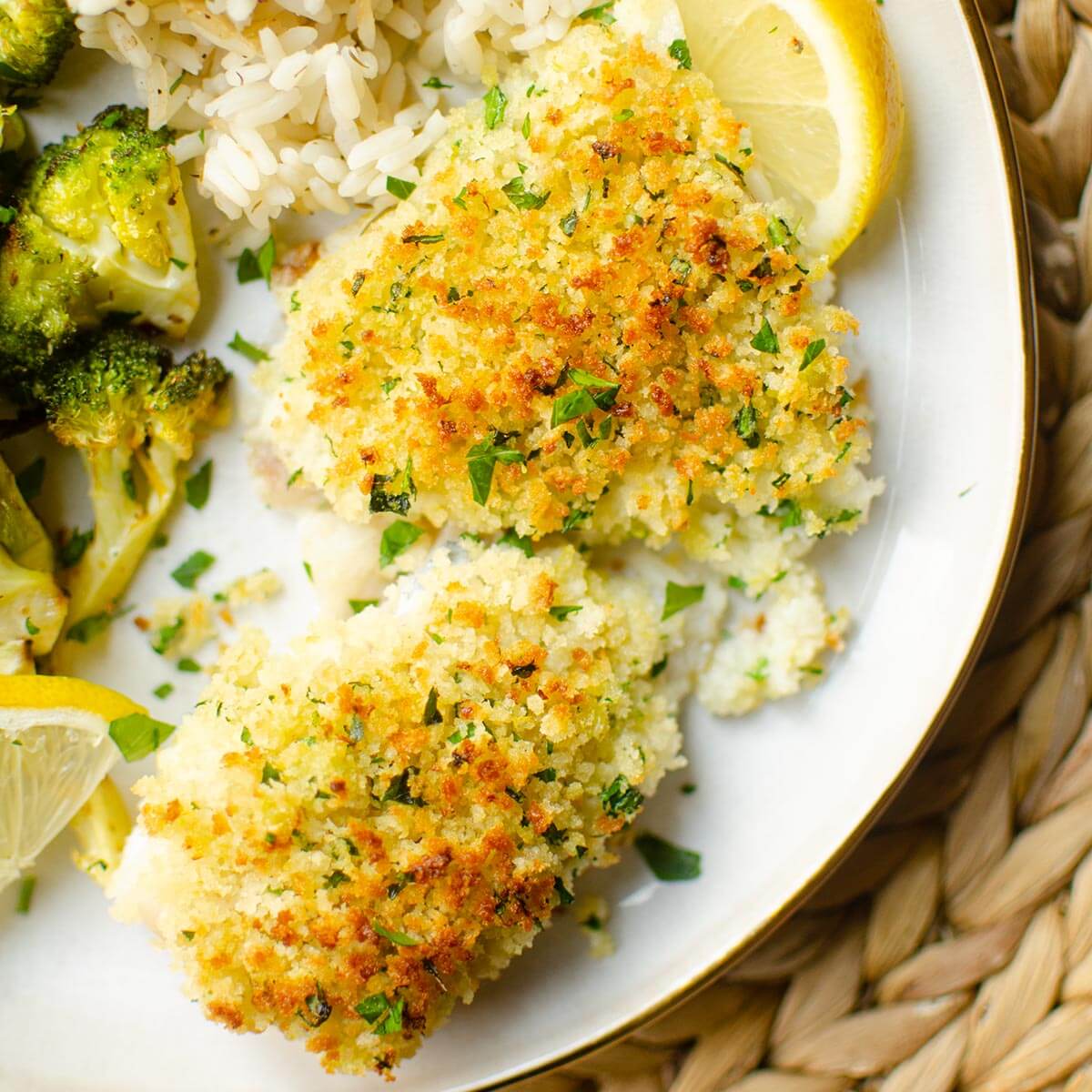 Panko Crusted Cod Living Lou