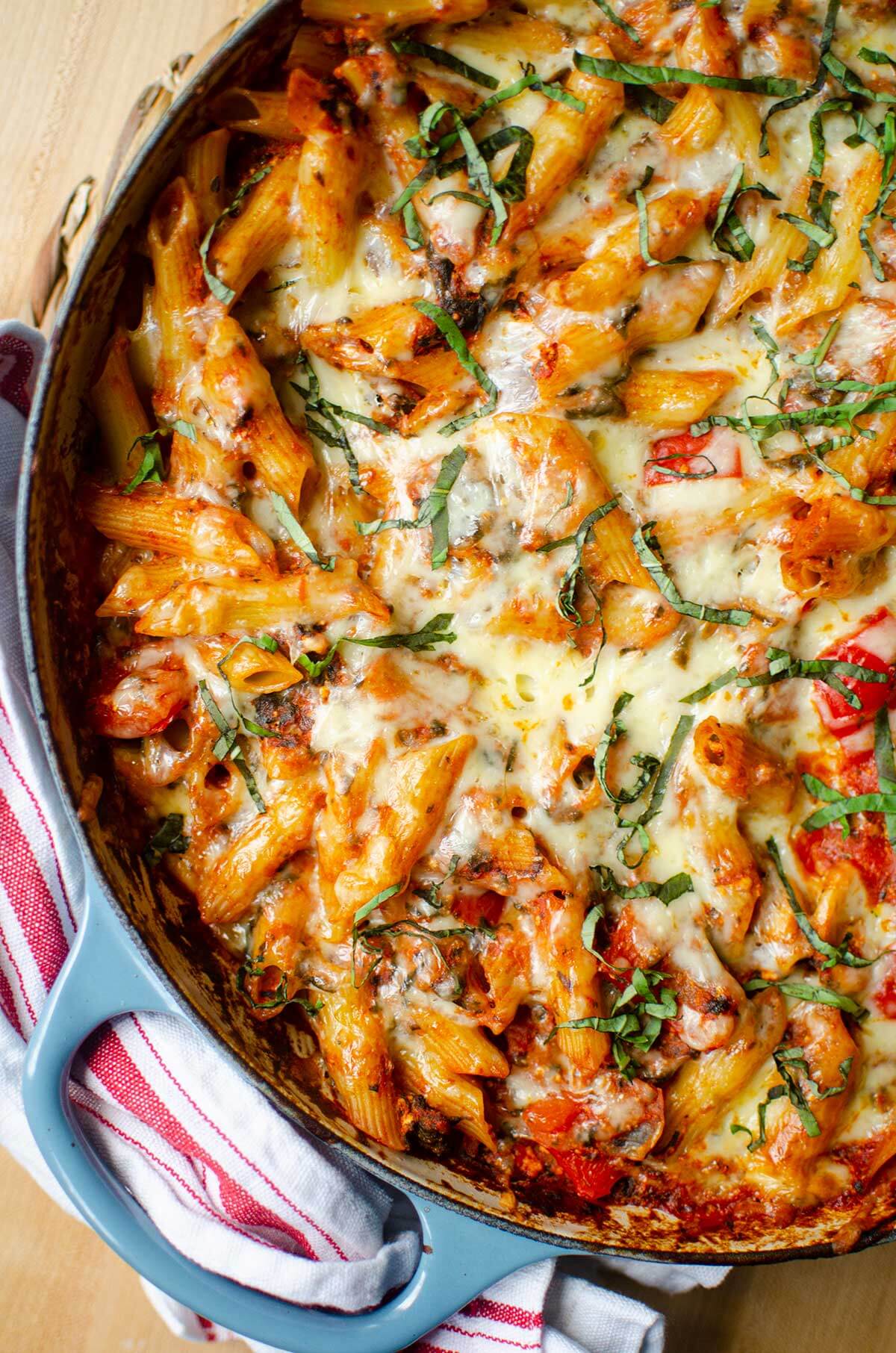 Meatless Baked Ziti Living Lou
